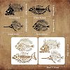 Plastic Reusable Drawing Painting Stencils Templates DIY-WH0172-904-2