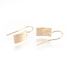 Brass Dangle Earrings X-KK-S345-282G-2