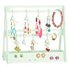 Opaque Acrylic Earring Display Stands EDIS-WH0029-16E-1