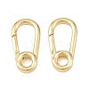 Brass Spring Gate Rings KK-P339-02G-1