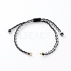 Adjustable Nylon Braided Cord Bracelet Making AJEW-JB00874-05-1