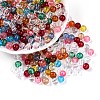 Baking Paint Transparent Glass Beads X1-DGLA-Q022-6mm-M-1