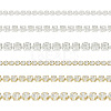  6m 6 Style Brass Rhinestone Strass Chains CHC-TA0001-04-1