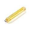 Electroplated Natural Quartz Pendants G-P315-B01-09P-2