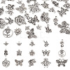 30Pcs 15 Style Tibetan Style Alloy Pendants FIND-TA0002-88-10