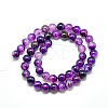 Natural Agate Beads Strands X-G-R003-02-2
