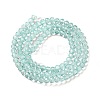 Transparent Baking Paint Glass Beads Strands DGLA-A034-T4mm-D01-2