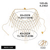 Alloy Full Crystal Rhinestone Mesh Body Chains for Bikini WG36BB6-01-3