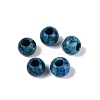 Natural Blue Agate(Dyed & Heated) European Beads G-Q607-02K-1