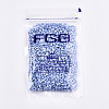 2-Hole Baking Paint Glass Seed Beads SEED-S031-M-SH494FR-4
