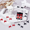 40Pcs 2 Colors Alloy Stud Earring Findings EJEW-SP0001-23-4