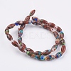 Handmade Millefiori Glass Beads Strands G-F552-03-2