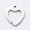 304 Stainless Steel Charms STAS-G215-15P-1