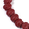 Synthetic Coral Dyed Carved Beads Strands CORA-K009-05A-05-3