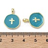 Brass Enamel Pendants KK-G417-01LG-09-3