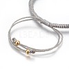 Nylon Cord Braided Bead Bracelets Making BJEW-F360-F03-3