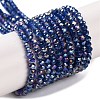 Baking Electroplate Glass Beads Strands LS-DGLA-A039-J2MM-B04-1