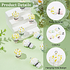 30Pcs Popcorn Resin Pendants RESI-SC0006-80-6