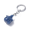 Natural Blue Aventurine Keychains KEYC-P011-04P-02-2