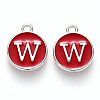 Platinum Plated Alloy Enamel Charms LS-ENAM-S118-03W-P-1