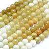 Natural Yellow Aquamarine Beads Strands G-D0013-53-1
