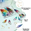 DIY Butterfly Wings Dangle Earring Making Kit DIY-TA0004-45-4