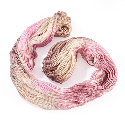 1 Skein 80% Wool 20% Acrylic Fiber Rainbow Segment Dyed Yarn OCOR-TA0003-02A-1