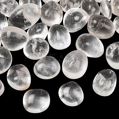 Natural Quartz Crystal Rock Crystal Beads GG-CBAD0F6-B20-01B-1
