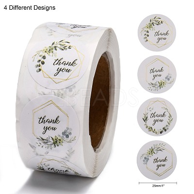 1 Inch Thank You Stickers DIY-G013-A03-1
