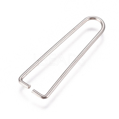 Tarnish Resistant 304 Stainless Steel Ice Pick Pinch Bails X-STAS-K189-A01-S-1