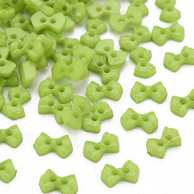 2-Hole Plastic Buttons BUTT-N018-028-06-1