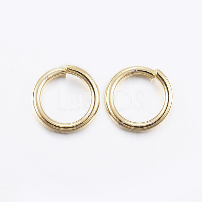 304 Stainless Steel Open Jump Rings STAS-L187-8x1.2mm-G-1