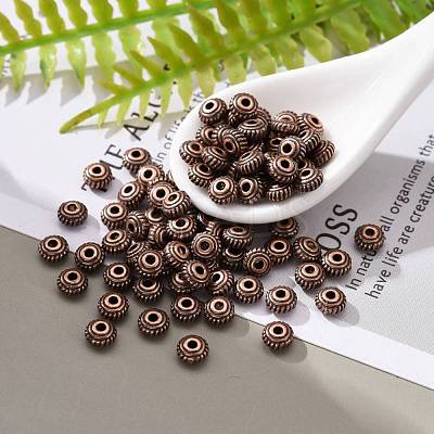 Tibetan Style Alloy Spacer Beads K0NJX061-1