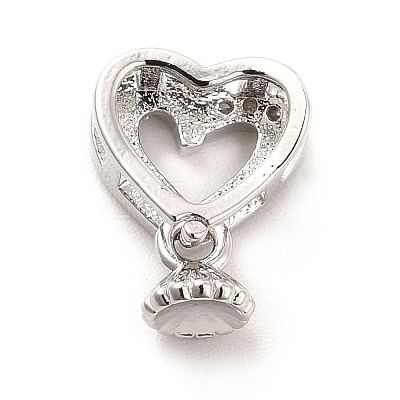 Rack Plating Brass Micro Pave Cubic Zirconia Multi-Strand Links KK-K270-14P-1