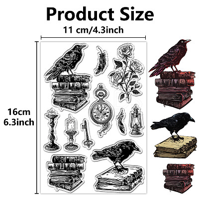 Plastic Stamps DIY-WH20018-0062-1