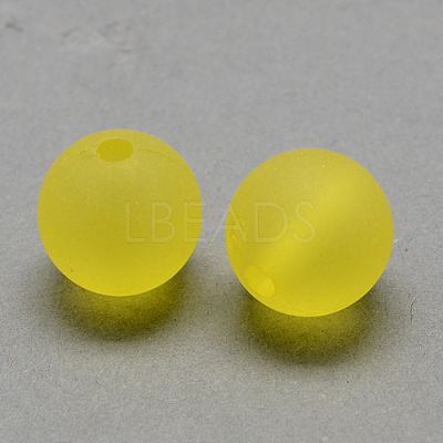 Transparent Acrylic Ball Beads FACR-R021-12mm-14-1
