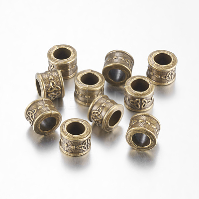 Tibetan Style European Beads MLF11489Y-NF-1