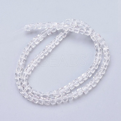 Glass Bead Strands GLAA-R041-4x4mm-24-1