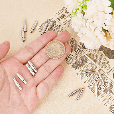 10Pcs Brass Screw Clasps KK-CA0002-71-1