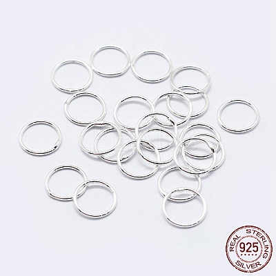 925 Sterling Silver Soldered Closed Jump Rings STER-F036-03S-1x9-1