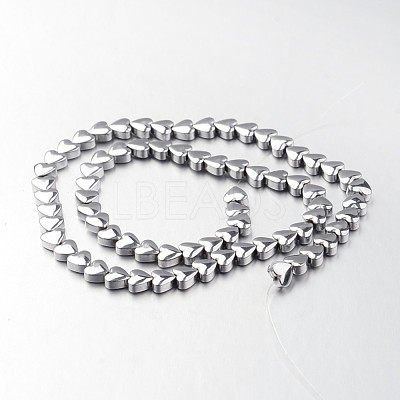Electroplate Non-magnetic Synthetic Hematite Bead Strands G-F300-22A-01-1