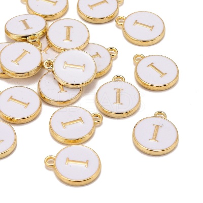 Golden Plated Alloy Charms LS-ENAM-S118-01I-1
