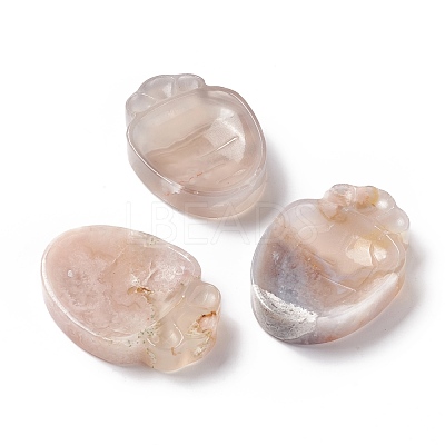 Natural Cherry Blossom Agate Decorations G-B031-01-1