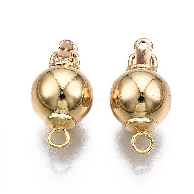 Brass Box Clasps X-KK-S356-339-NF-1