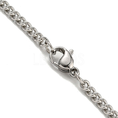 201 Stainless Steel Necklaces NJEW-Q336-01X-P-1