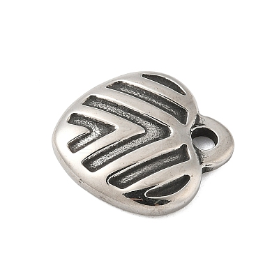304 Stainless Steel Tibetan Style Pendants STAS-S185-08AS-B-1