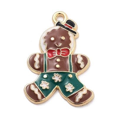 Christmas Theme Alloy Enamel Pendants ENAM-D060-04D-1