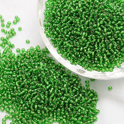 12/0 Transparent Glass Round Seed Beads SEED-J010-F12-27B-1