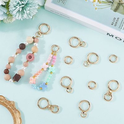 8Pcs Zinc Alloy Swivel Clasps FIND-SC0012-76G-1