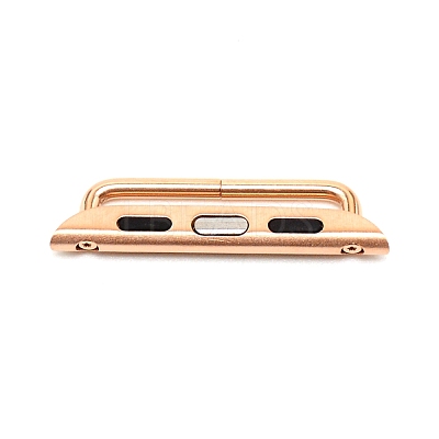 316 Stainless Steel Strap Connector For iwatch STAS-WH0029-04RG-1